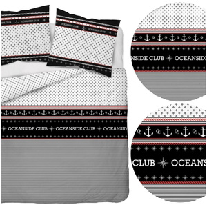 Bedding 160 x 200 3pc Asti Satin Cotton 4920_B