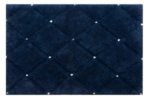 Cotton Carpet 60 x 90 Chic 2 Navy Blue