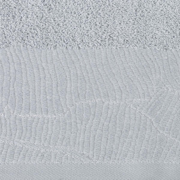 50 x 90 Bath Towel Cotton Metallic Silver
