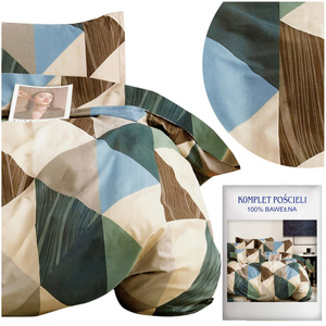 Bedding set 200 x 220 3 pcs Cotton Satin no. A1813