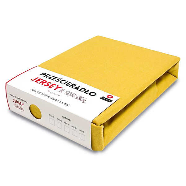 Prześcieradło 80 x 180 Jersey z Gumką Gaja 41