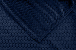 Blanket 200 x 220 Microfiber Embossed Plush Ala 3D Circle 08