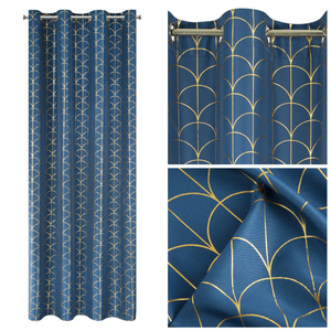 Zasłona 140 x 250 Gotowa Dekoracyjna Cande Gn + Zło