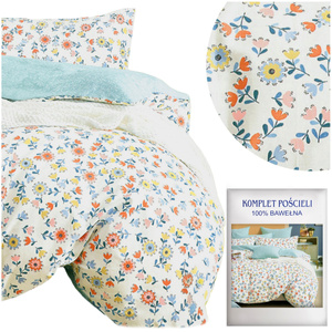 Bedding 160 x 200 3 pcs Satin Cotton no. A1721