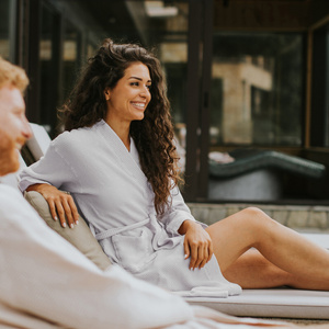 Gofer Unisex Cotton Bathrobe Vizzy XL 03 Gray