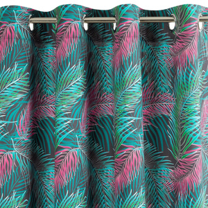 Curtain 140 x 270 Decorative Velvet Alba Steel + Z