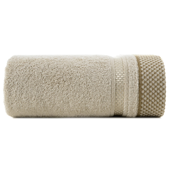 Towel 70 x 140 Cotton Kinga 02 485GSM Beige