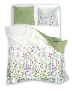 Bedding 160 x 200 3pc Cotton Summer Sleep 019