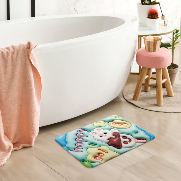 Mata łazienkowa 3D Antypoślizgowa Chłonna Magic 16