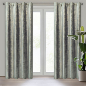 Curtain 140 x 250 Decorative Velvet Marsala Silver