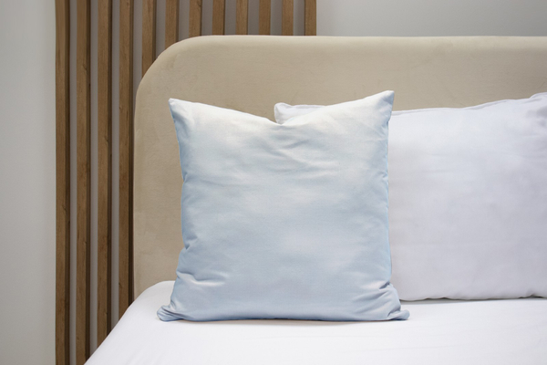 Poszewka Bawełna 50 x 50 Jednolita Ola Jasny Niebieski