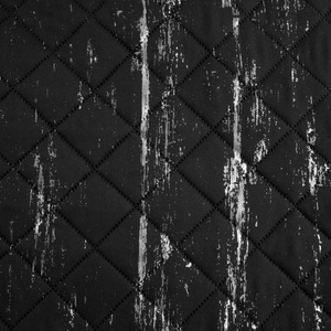 Quilt 200 x 220 Quilted Print Blink/1 Black+Silver