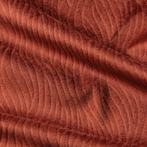 Velvet Lili Curtain 140 x 250 Mahogany Sash