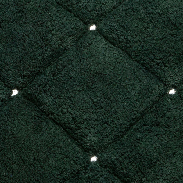 Dywan Bawełniany 50 x 70 Chic 2 Ciemnozielony