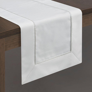 Tablecloth 40 x 180 Decorative Madele White