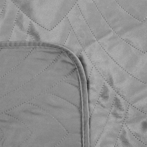 Narzuta 220 x 240 Pikowana Velvet Luiz6 Srebrny