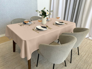 Tablecloth 120x260 Stain-Resistant Surbo Ecru
