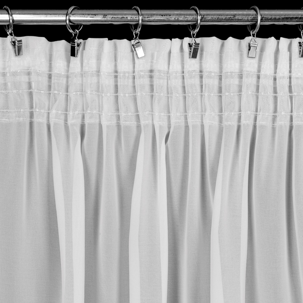 Curtain 350 x 270 Decorative Arleta Tape White