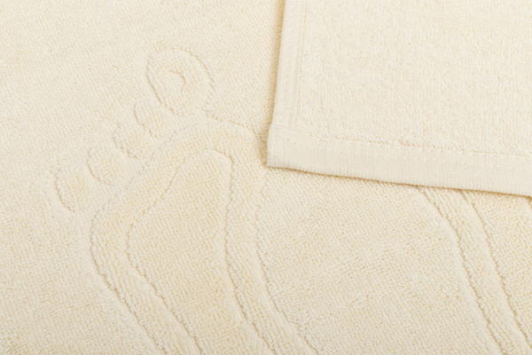 Bathroom rug Sora 50 x 70 02 650 g/m2 Ecru