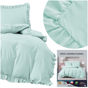 Bedding set 160 x 200 3 pieces with Ruffle Jowita 11