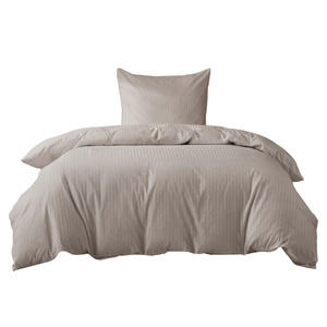 Bedding 140 x 200 2pc Cotton Adamash Taupe