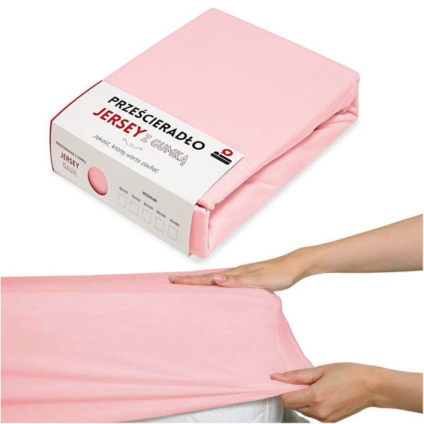 Prześcieradło 60 x 120 Jersey z Gumką Gaja 02