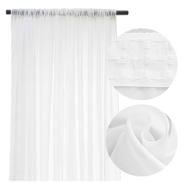 Firana Dekoracyjna Ivy 145 x 250 Taśma Woal 01