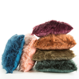 Decorative Fur Pillowcase 819 45 x 45 Brown