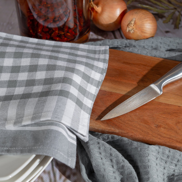 Komplet Ścierek 3szt 50 x 70 Bawełna Lucy Sreb