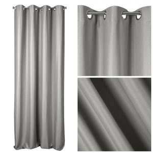 Curtain 140 x 250 Ready Decorative Aggie Silver