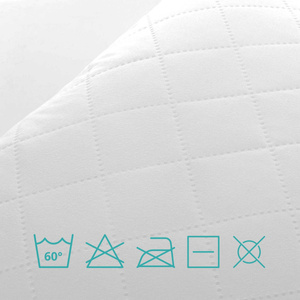 Cushion 50 x 50 Silicone Microfiber Quilted Perla