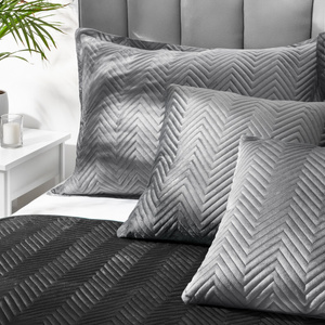 Cushion cover 50 x 70 Decorative Velvet Sofia Silver