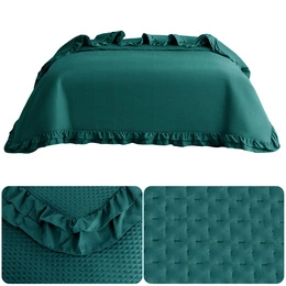 Quilted Bedspread 170 x 210 with Ruffle Rosella 04