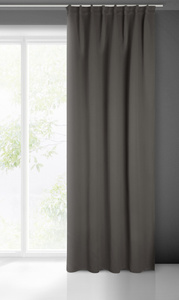 Curtain 140 x 300 Decorative Blackout Milan Graphite