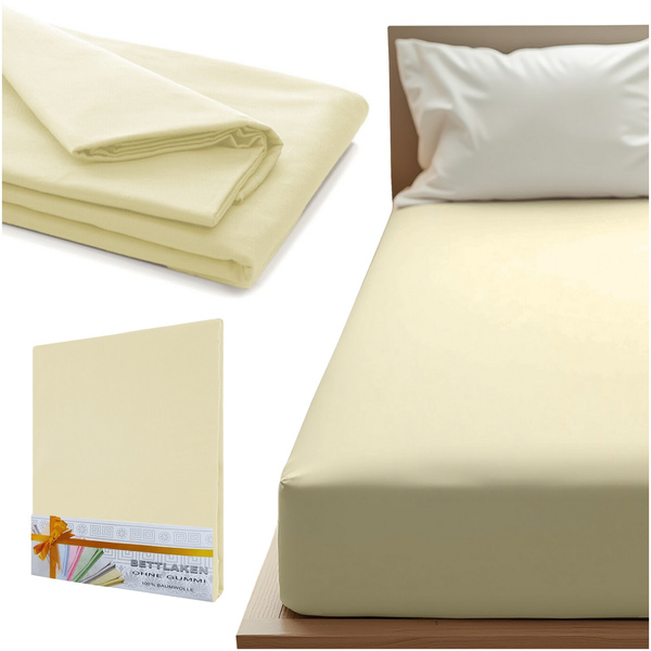 Prześcieradło 200 x 220 Bez Gum Bawełna Aloiso 38