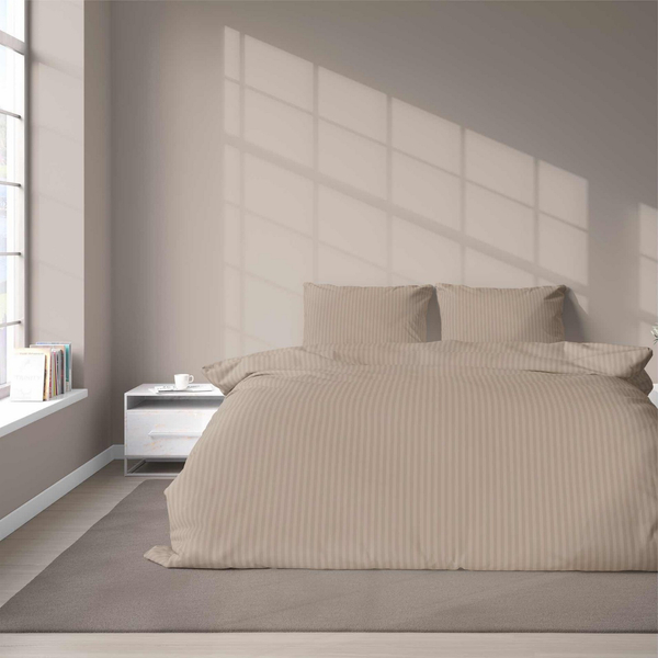 Bedding 160 x 200 3pc Satin Cotton Pure 10