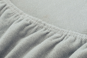 Terry sheet with elastic 155_D Ash 200x220