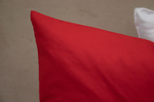 Cotton pillowcase 50 x 50 Uniform Ola Red 