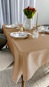 Tablecloth 140x240 Stainproof Classic Savio C.Beige