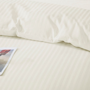 Bedding 140 x 200 2pc Cotton Adamash Ecru