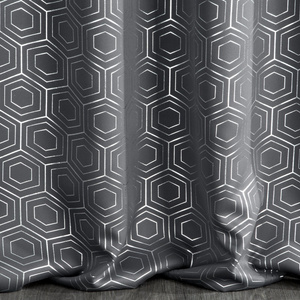 Zasłona 135 x 250 Dekoracyjna Blackout Kaja Grafit