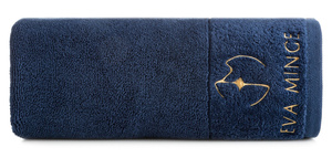 Bath Towel Eva Minge Gaja 30 x 50 Navy Blue