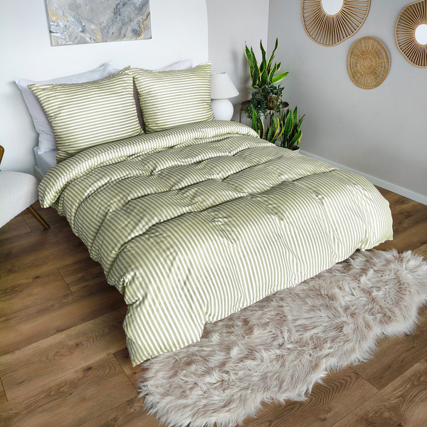 Pościel 160 x 200 3cz Mikrofibra w Pasy Eusebia Home 15
