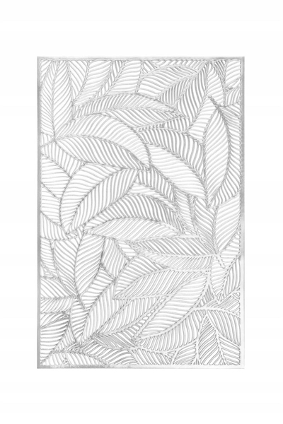 30 x 45 Decorative Skyline Silver Placemat