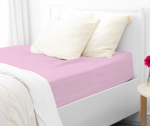 Jersey sheet with elastic 040_D Heather 200x220