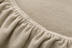 Terry sheet with elastic 032_C Light Beige 60x120