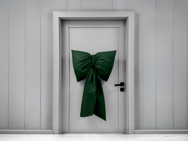 Bow 100 x 60 Cushion Christmas Decoration Decorative Big Bow 03