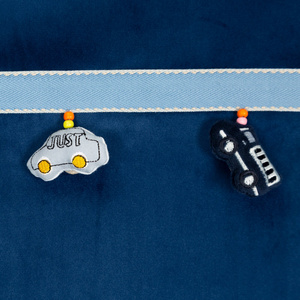 Zasłona 140 x 250 Dziecięca Przelotki Car1 Granat