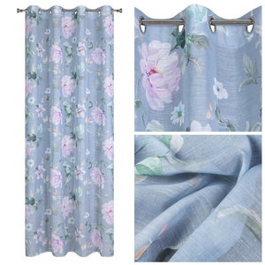 Curtain 140 x 250 Decorative Flora Przel Sre+Fio