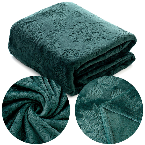 Clemente 01 Embossed Microfiber Blanket 160 x 200
